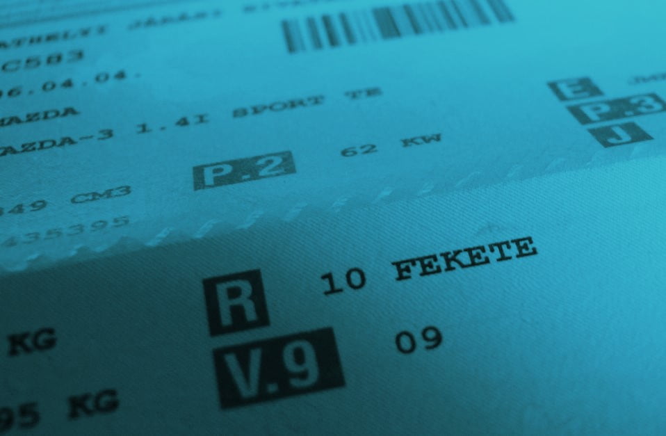 Forgalmi engedély betelt