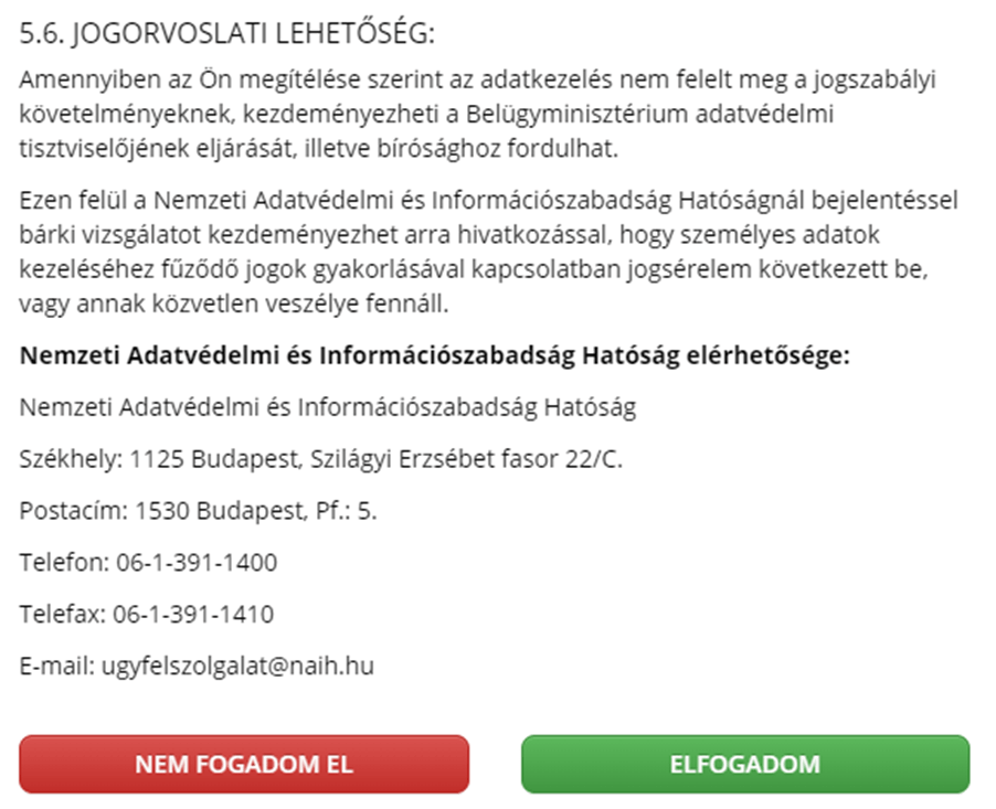 Adatkezel&eacute;si t&aacute;j&eacute;koztat&oacute; A J&aacute;rmű Szolg&aacute;ltat&aacute;si Platform (JSZP) ig&eacute;nybev&eacute;tele sor&aacute;n v&eacute;gzett adatkezel&eacute;shez