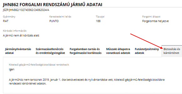 JSZP Biztos&iacute;t&aacute;si &eacute;s k&aacute;rt&ouml;rt&eacute;neti adatok